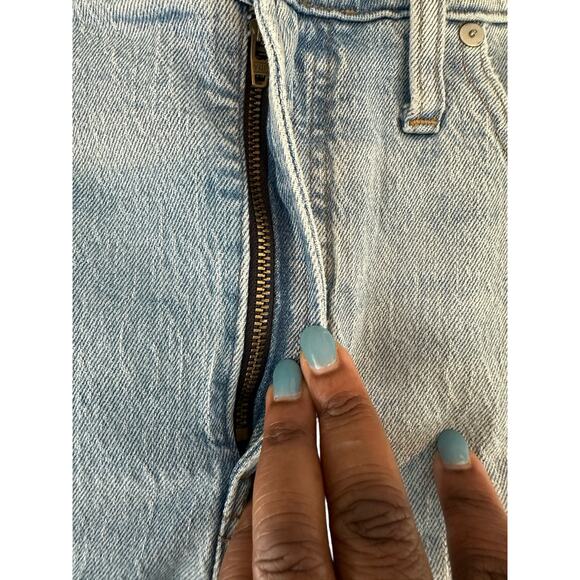 Madewell Fiore Wash Bedazzled Artsy The Curvy Perfect Vintage Jean Size 30‎ - Picture 13 of 16